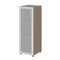 Шкаф средний узкий левый (1 средний фасад стекло в раме) Yalta LT.SU-2.4 R L/R вяз благородный